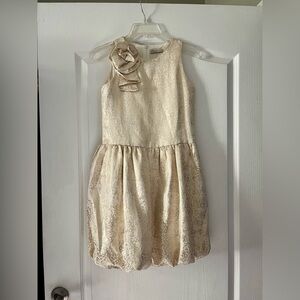 Peppermint Shimmering Cream Formal Dress